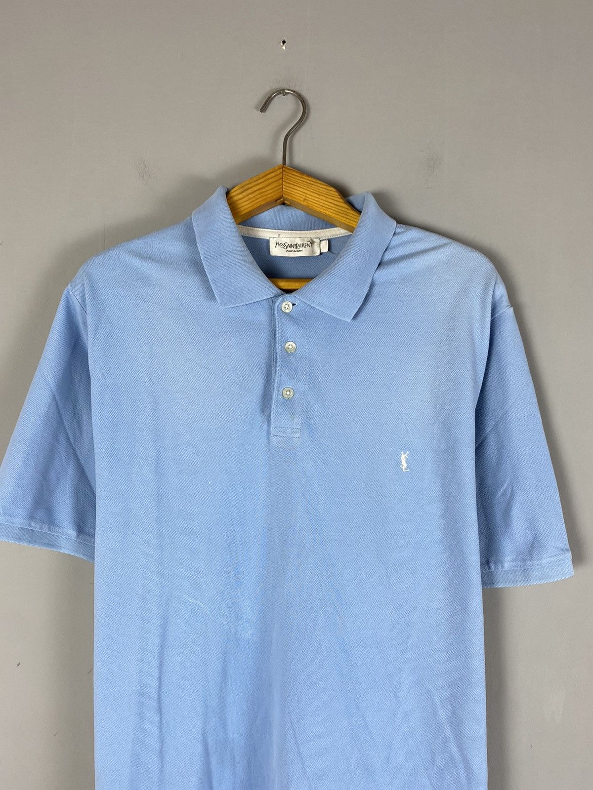 Yves Saint Laurent Vintage 90s Yves Saint Laurent polo T-shirt tee Size US XL / EU 56 / 4 - 2 Thumbnail