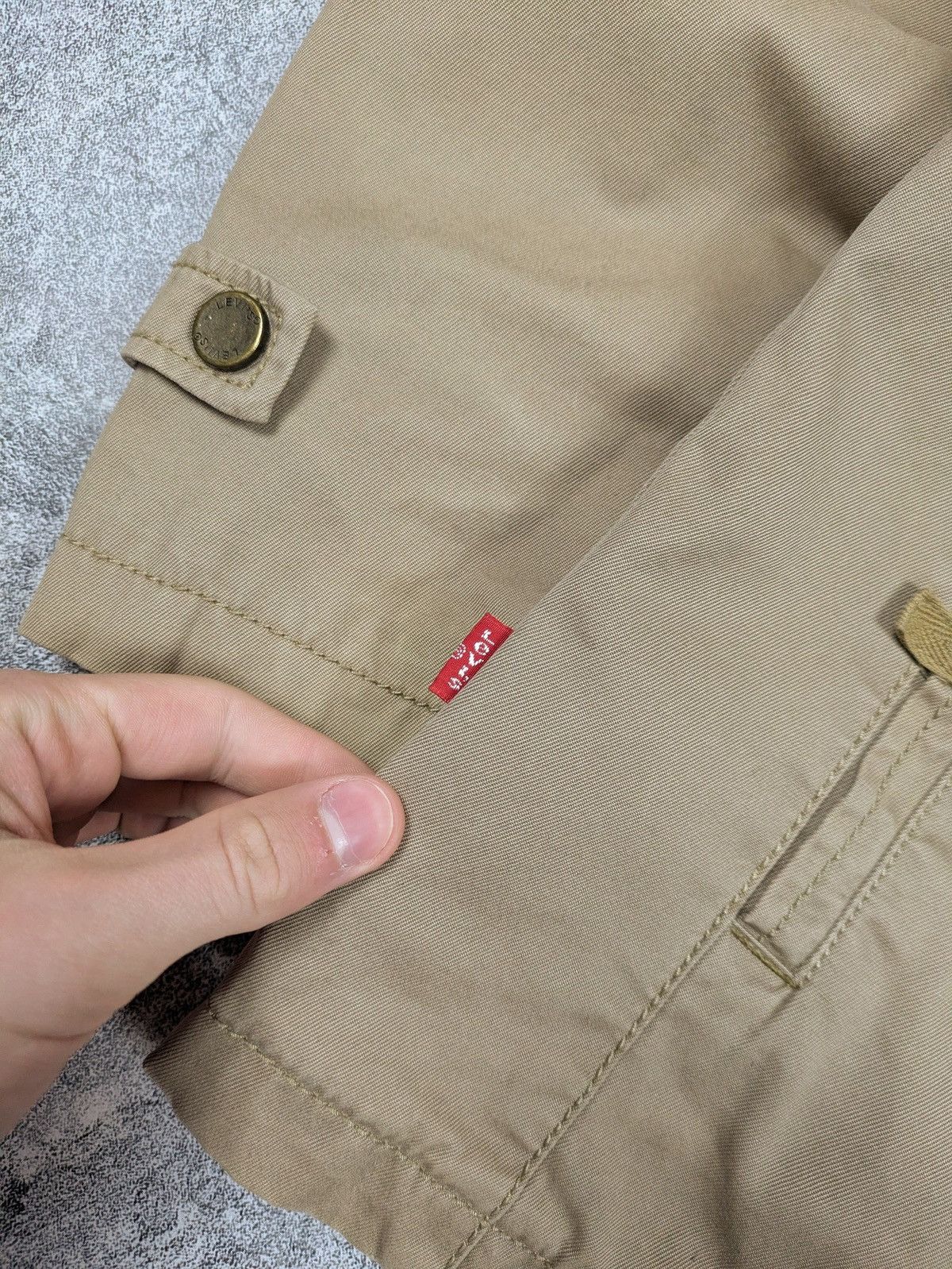 Levi's Vintage Levi’s Denim Workwear Military Jacket Size US XL / EU 56 / 4 - 4 Thumbnail