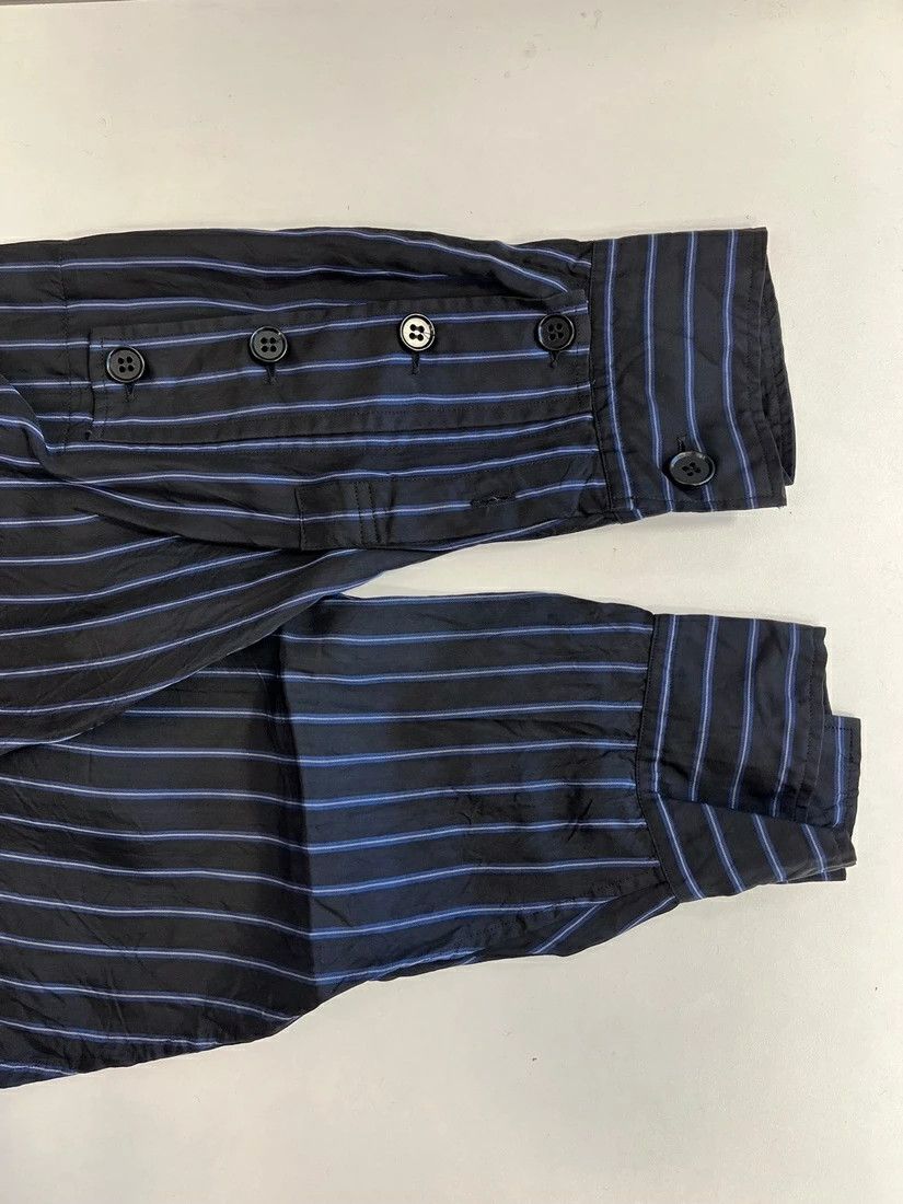 Yohji Yamamoto YOHJIYAMAMOTO POUR HOMME 19SS dyed Stripe Sleeve Shirts Size US S / EU 44-46 / 1 - 4 Thumbnail