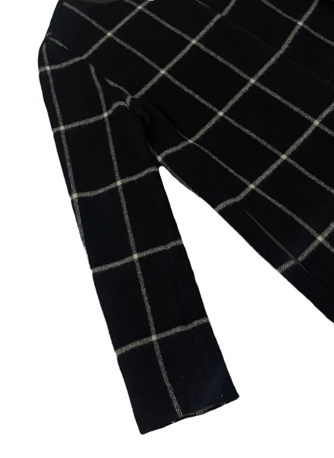 Lanvin Vintage Lanvin Collection Wool Tartan Long Jacket Size M / US 6-8 / IT 42-44 - 7 Thumbnail