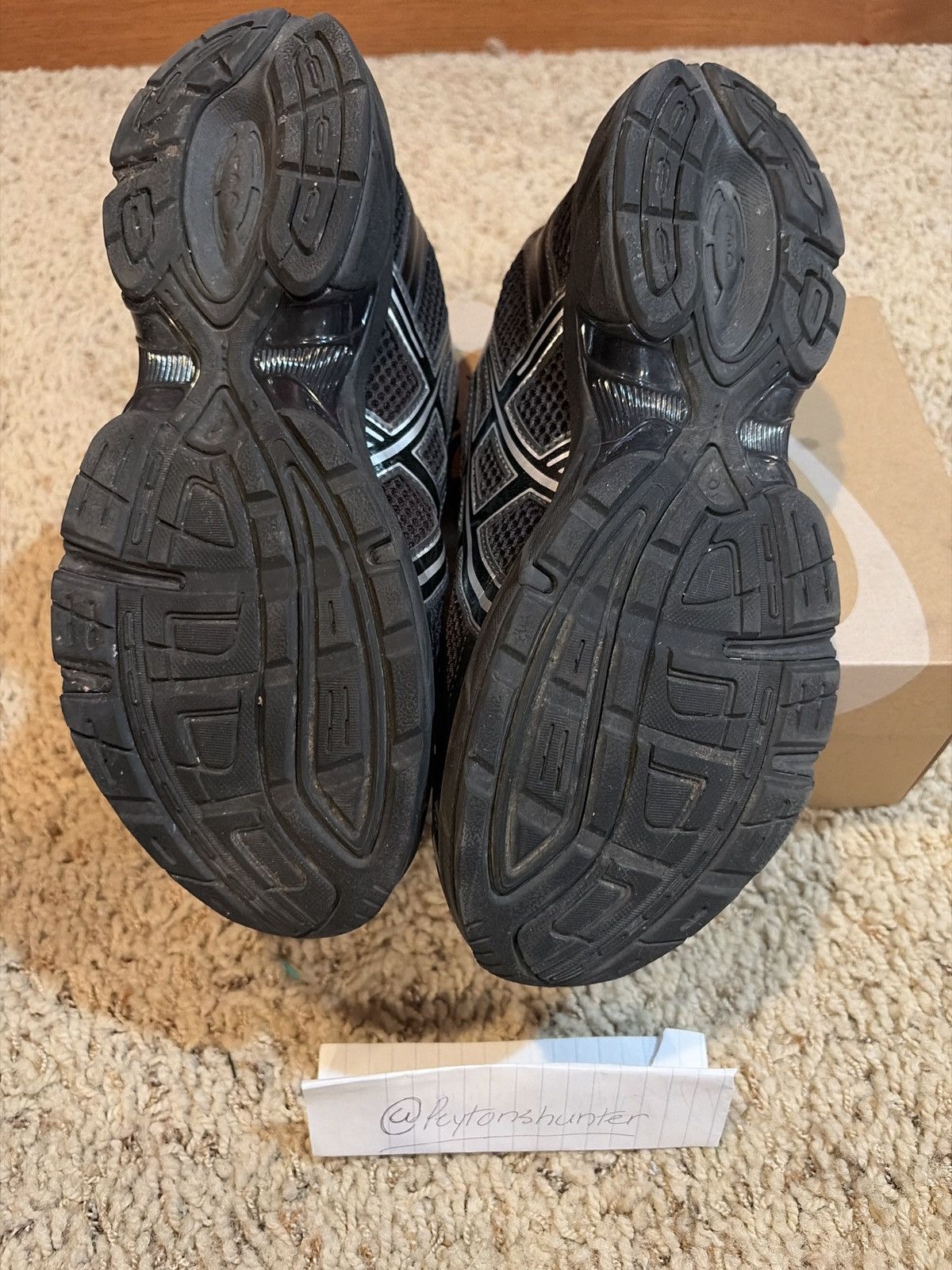 Asics Black/Pure Silver Asics Size US 11 / EU 44 - 6 Thumbnail