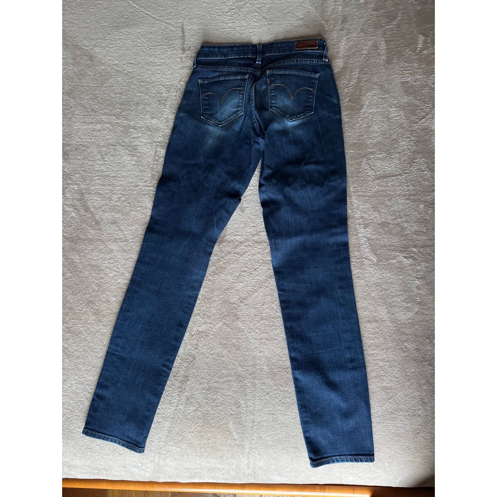 Levi's Levi’s Demi Curve Skinny Jeans Modern Rise Dark Indigo Size 24" / US 00 / IT 34 - 7 Thumbnail