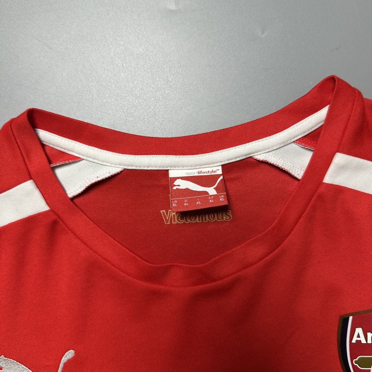 Puma ARSENAL PUMA 2014/2015 FOOTBALL SOCCER HOME JERSEY #11 OZIL Size US XL / EU 56 / 4 - 9 Thumbnail