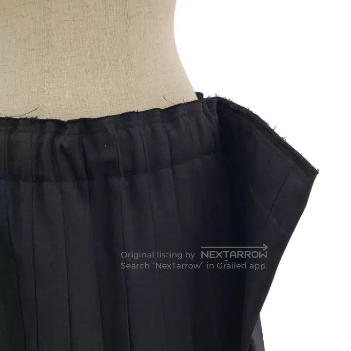 Comme des Garcons Comme Des Garcons size S Retro Black Pleated Skirt Size 23" - 3 Thumbnail