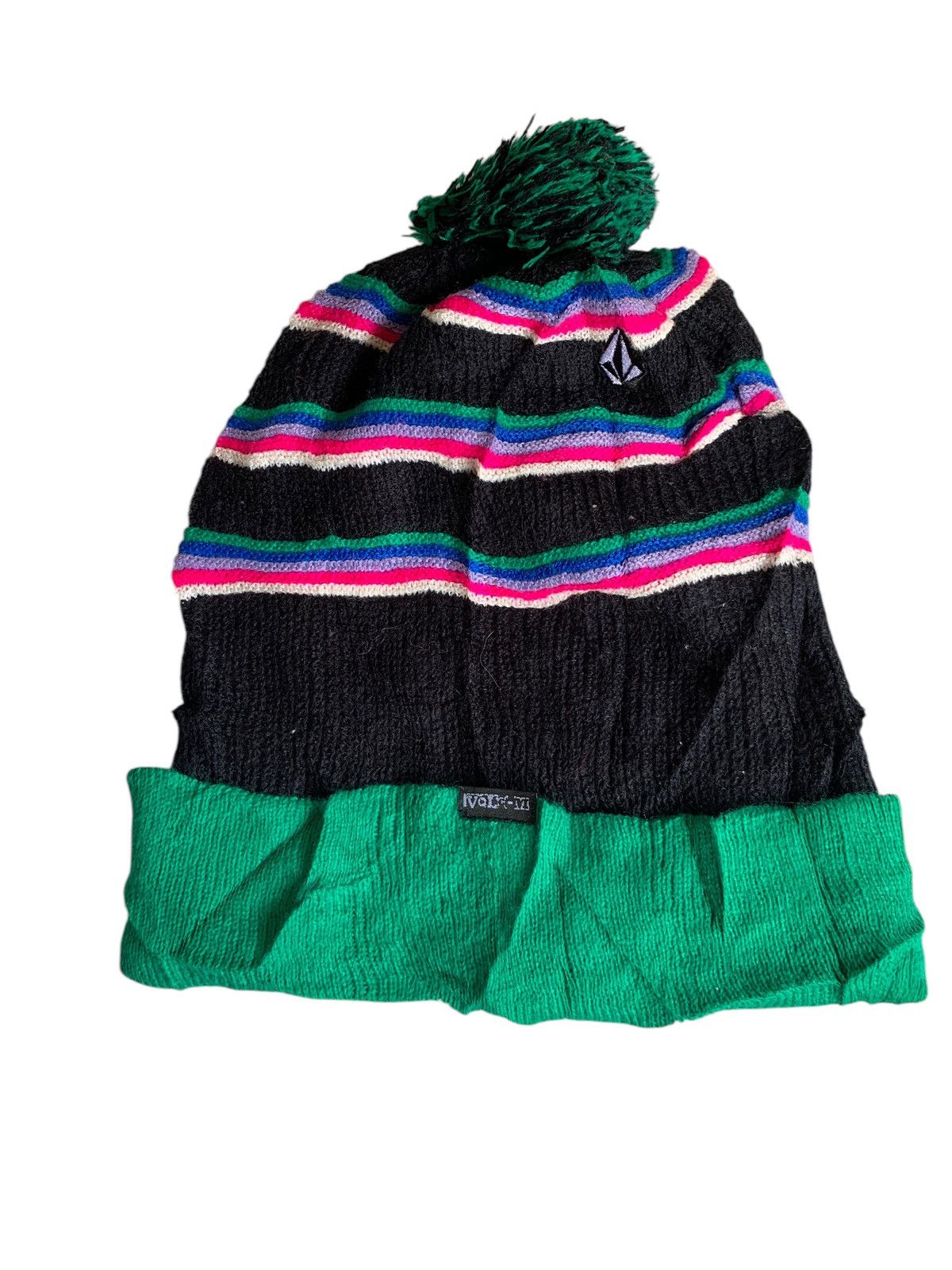 14th Addiction × Vintage Vintage Volcom Streetwear Winter Sessions Beanie Hats Size ONE SIZE - 3 Thumbnail