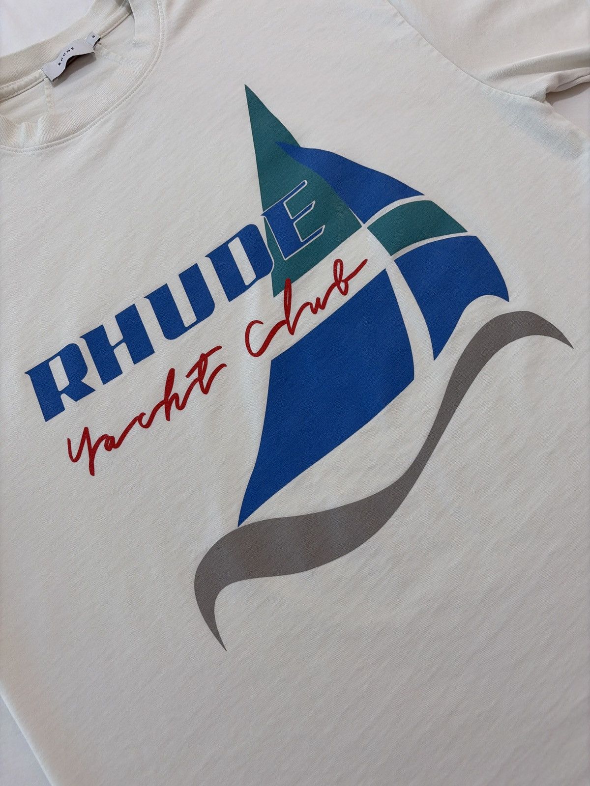 Rhude Rhude Yacht Club Sailboat Tee Size US XL / EU 56 / 4 - 5 Thumbnail