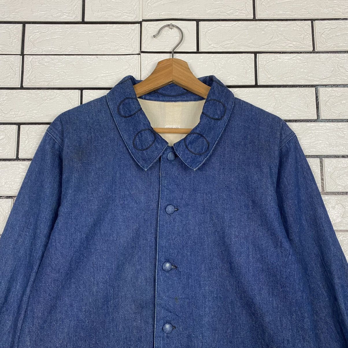 Indigo 🔥HICKORY CHORE DENIM JACKET HIKOOSEN ISSEY MIYAKE Size US M / EU 48-50 / 2 - 3 Thumbnail