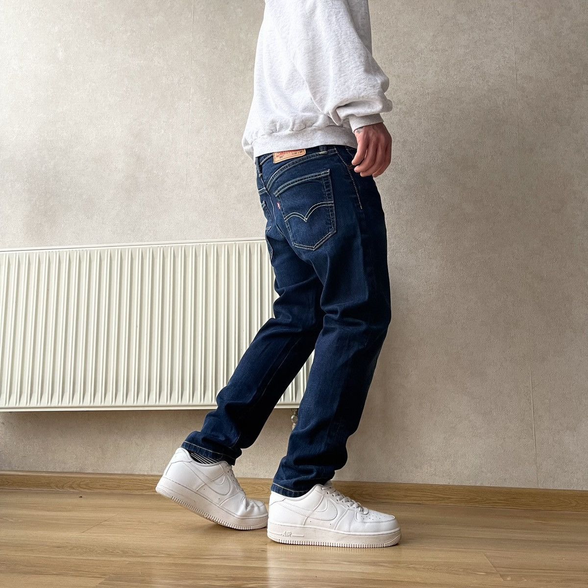 Levi's Levi's 511 Slim Fit Blue Denim Jeans Dark Wash Classic Size US 31 - 5 Thumbnail