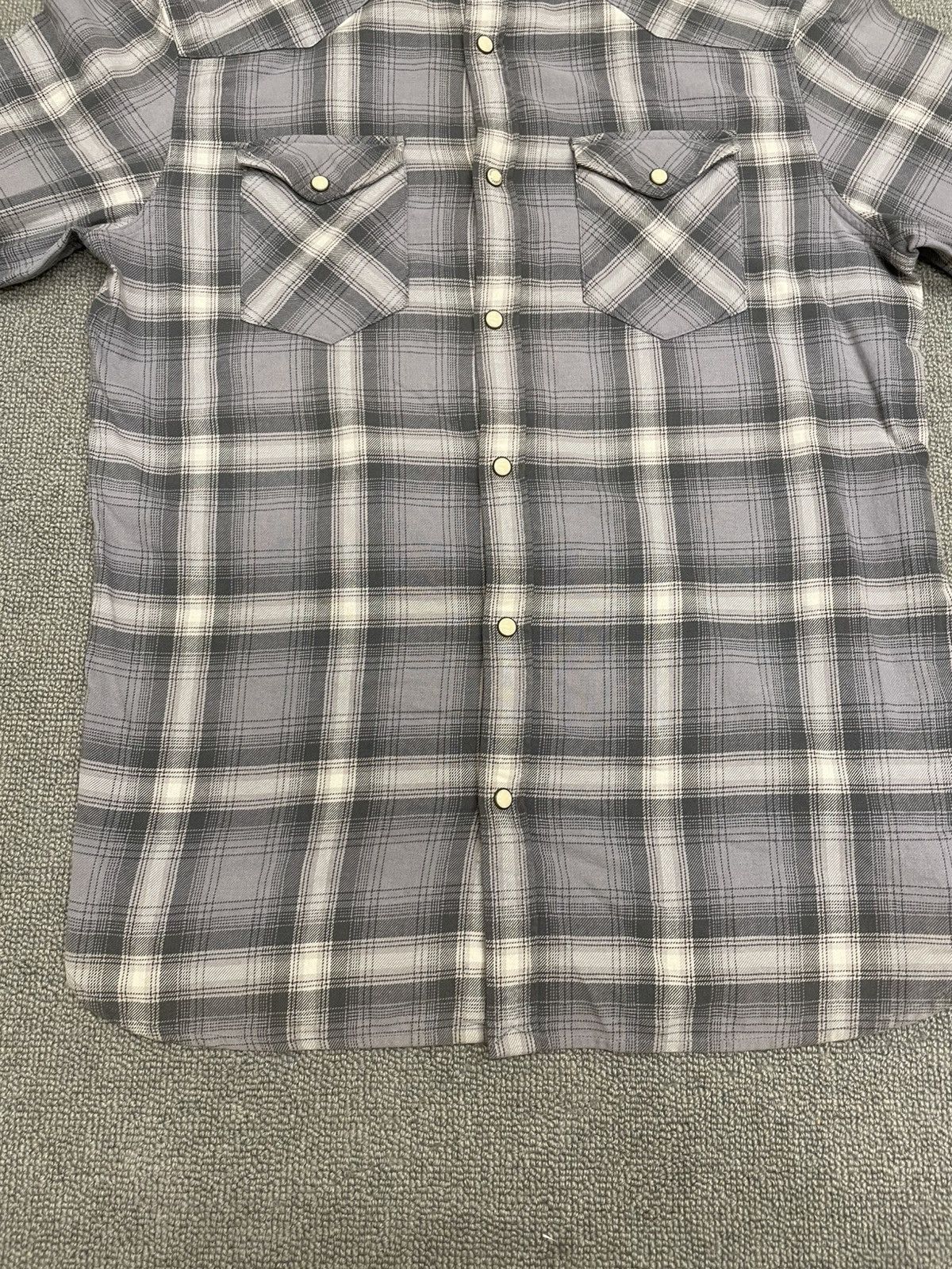 Allsaints AllSaints Checkered Long Sleeve Shirt Size US M / EU 48-50 / 2 - 5 Thumbnail