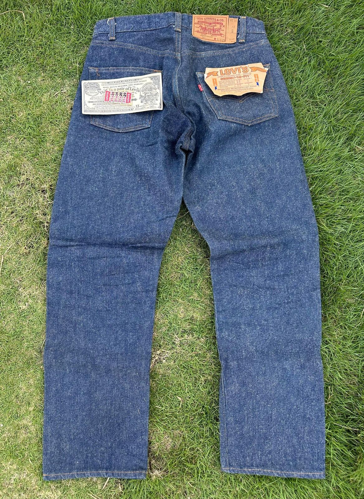 Levi's Vintage rare 80’s Levi’s 501 Sidem Made in Usa W31 L29 Size US 30 / EU 46 - 2 Thumbnail