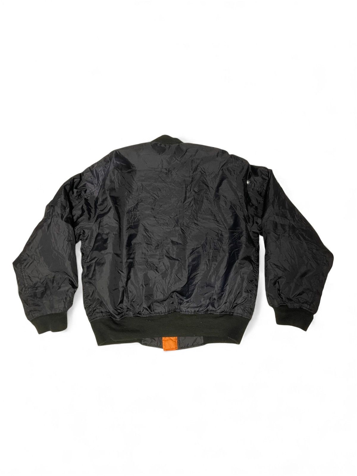 Other VINTAGE Warm Heart MA-1 Black Bomber Jacket Size US M / EU 48-50 / 2 - 2 Thumbnail