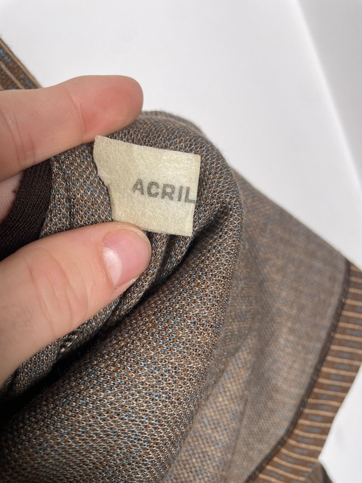 Other Vintage Brown Striped Knit Cardigan (S) Size US S / EU 44-46 / 1 - 10 Thumbnail