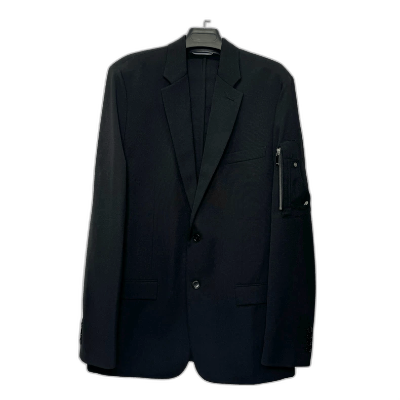 Dior Saddle Bag Blazer Jacket Size 50-2505 in Black, Men's