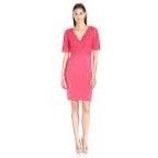 Adrianna Papell Adrianna Papell Coral Lace Crochet & Pleated V Neck Dress 16 Size XXL / US 16-18 / IT 52-54 - 9 Thumbnail