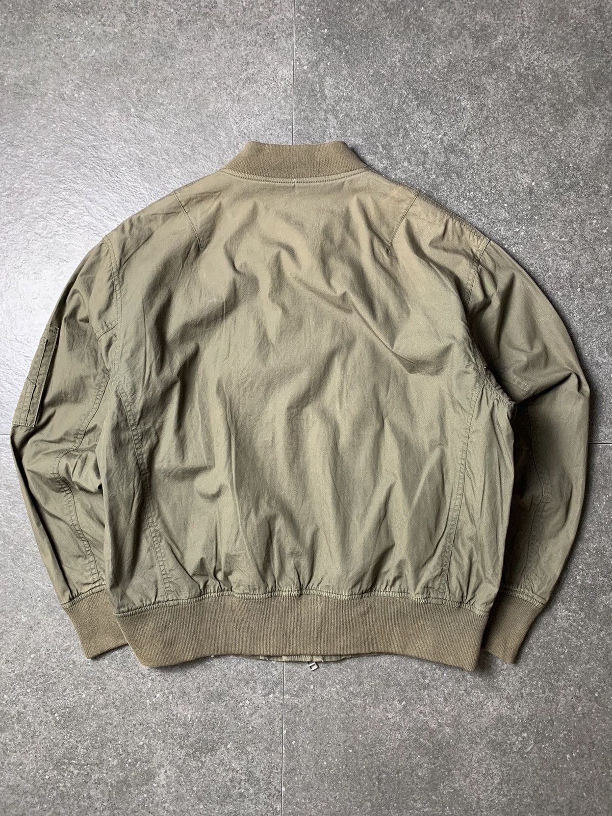 Beams Plus 2000s Beams Faded Military Bomber Jacket Size US M / EU 48-50 / 2 - 13 Thumbnail