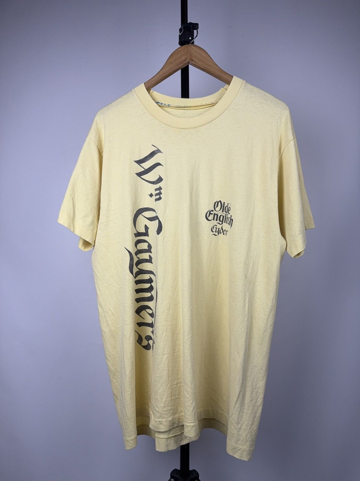 Vintage 90s Retro Gaymer's Olde English Cyder T Shirt Single Stitch Size US L / EU 52-54 / 3 - 1 Thumbnail