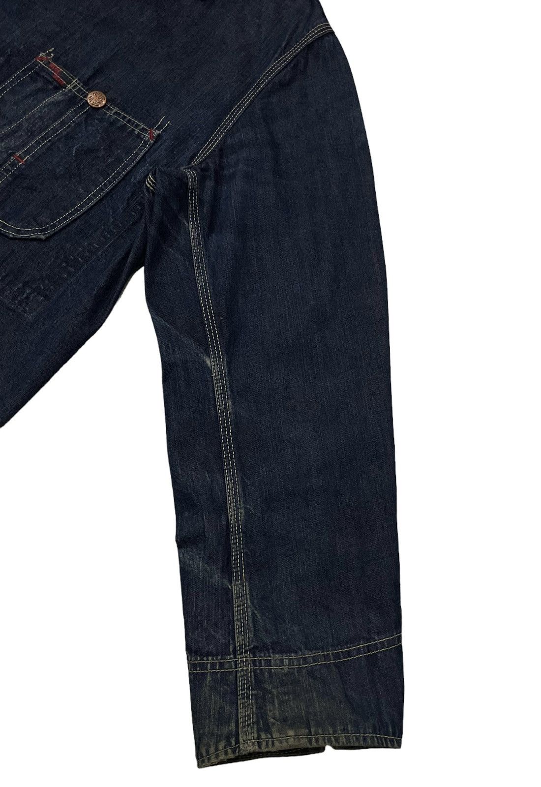 Blue Blue Japan Vintage Blue Blue Japan Arigato Denim Chore Jacket Size US S / EU 44-46 / 1 - 9 Thumbnail