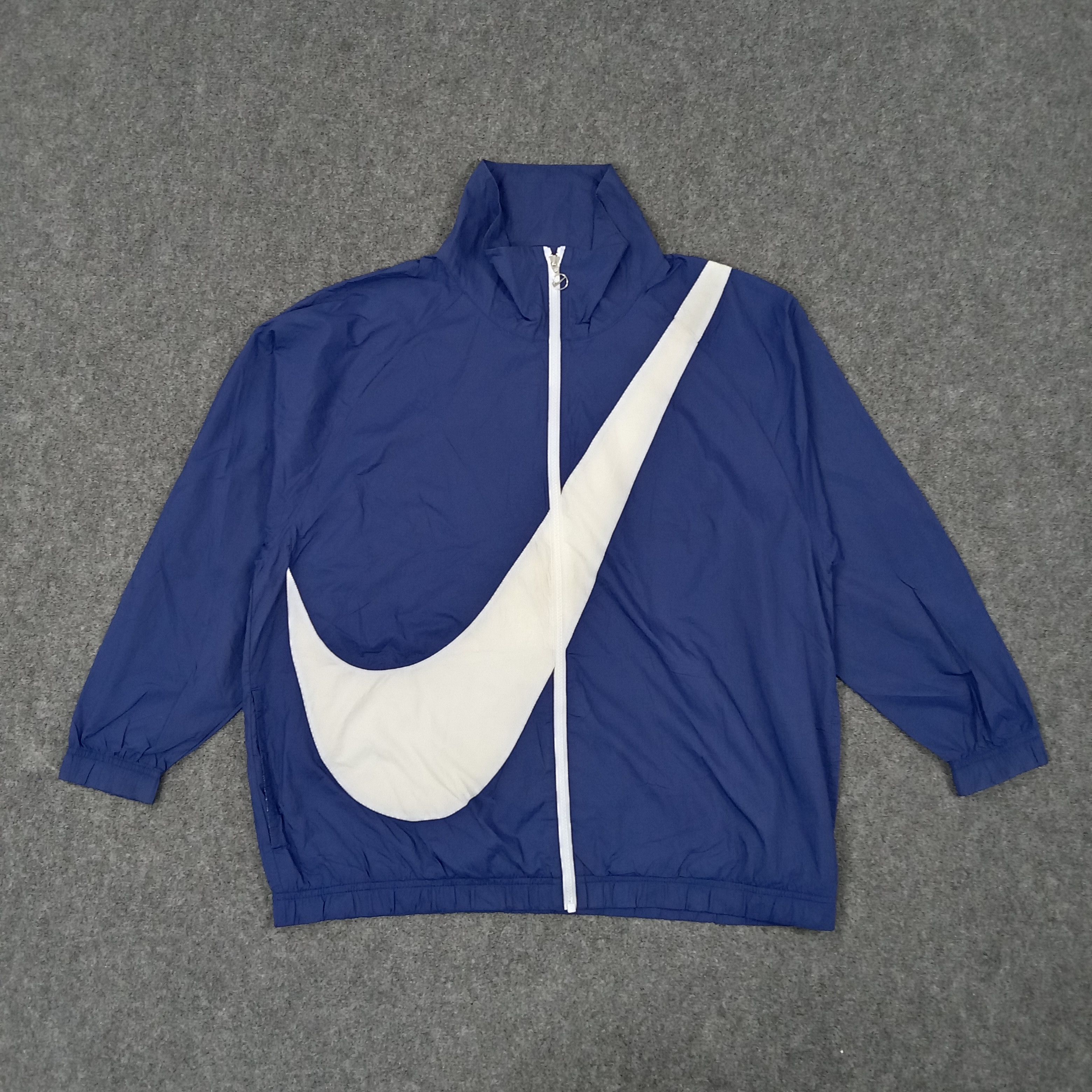 Nike × Vintage Nike American Sports Style Big Swoosh Jacket C229N22 Size US XL / EU 56 / 4 - 5 Thumbnail