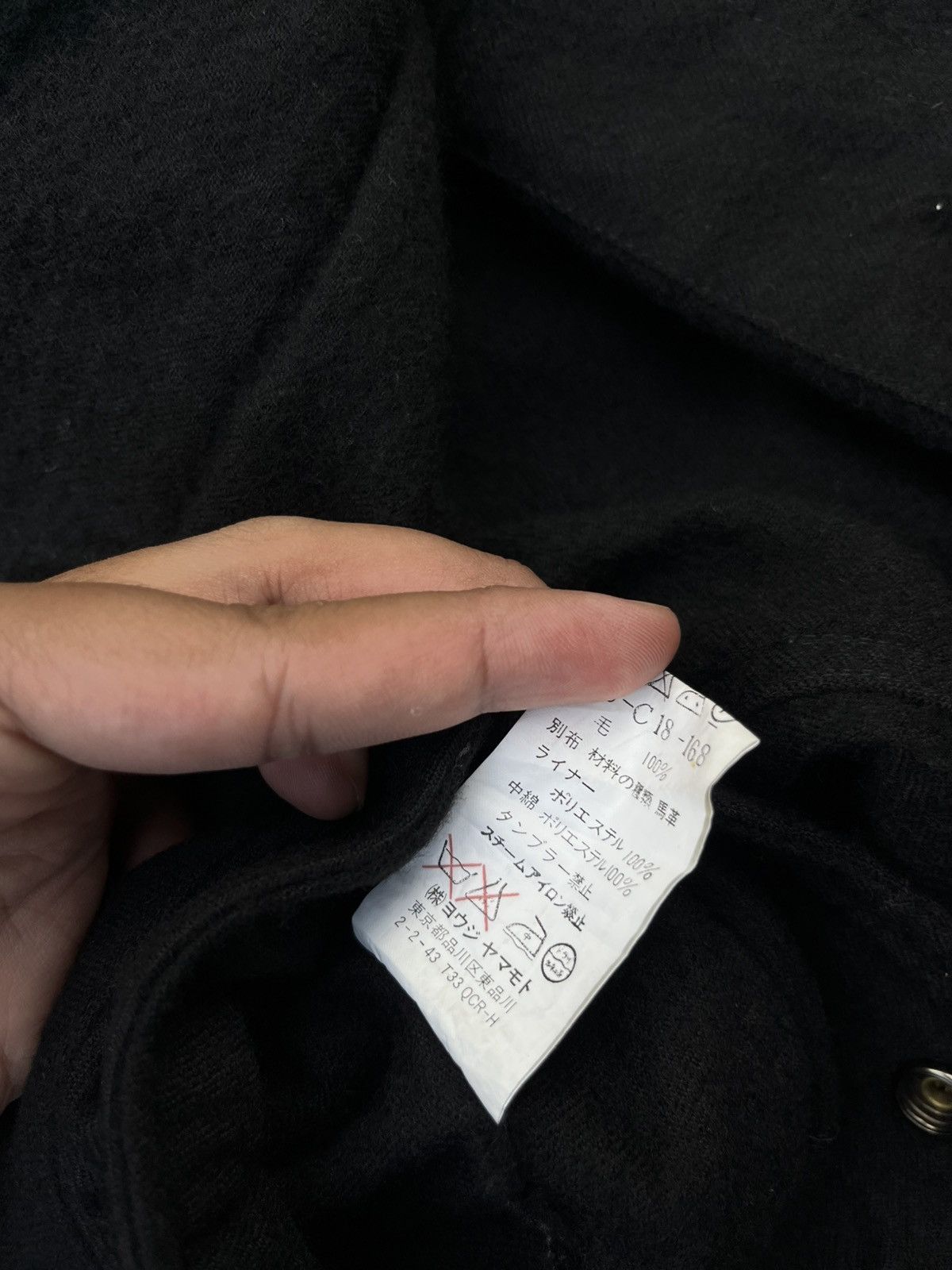 Yohji Yamamoto VERY RARE🔥 YOHJI YAMAMOTO 03AW DOUBLE-SIDED WOOL COAT Size US L / EU 52-54 / 3 - 14 Thumbnail