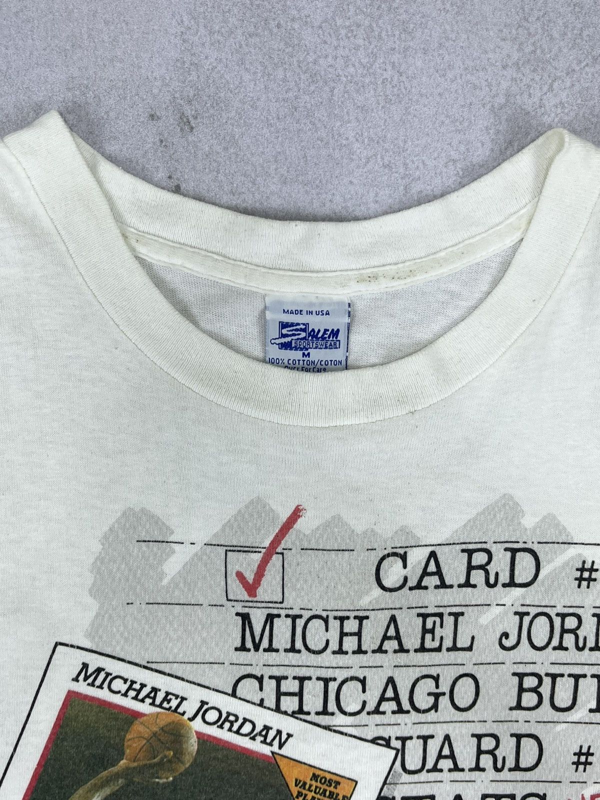 NBA × Vintage Vintage NBA HOOPS MICHAEL JORDAN TEE Size US M / EU 48-50 / 2 - 3 Thumbnail