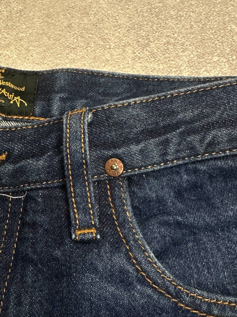 Vivienne Westwood Vintage Vivienne Westwood Baggy Orb Saturn Logo Flared Jeans Size US 32 / EU 48 - 8 Thumbnail