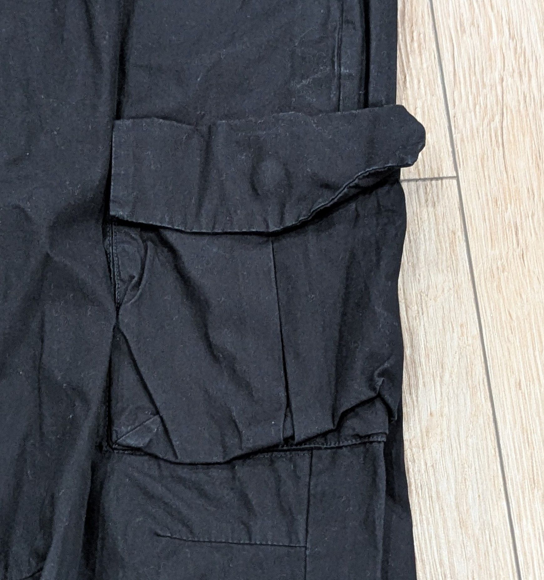 John Elliott JOHN ELLIOTT Back Sateen Relaxed Fit Cargo Pants Black 2XL Size US 38 / EU 54 - 3 Thumbnail