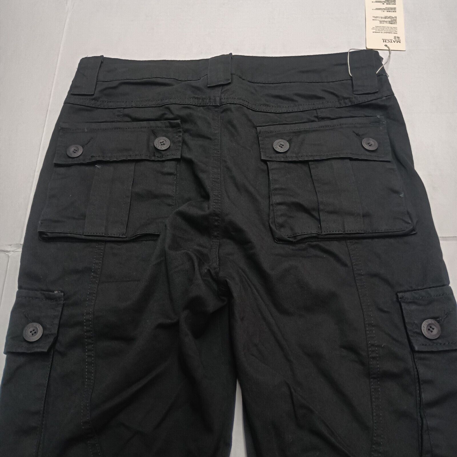& Other Stories Matchstick Cargo Pants Men’s 33x32 Black Cargo Tactical Size US 33 - 9 Thumbnail