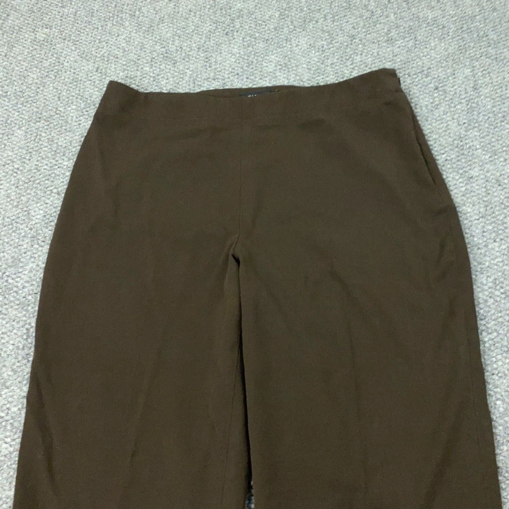 Talbots Talbots Pants Womens 34x30 Brown Classic Slim Stretch Business Office Size 34" / US 12 / IT 48 - 2 Thumbnail