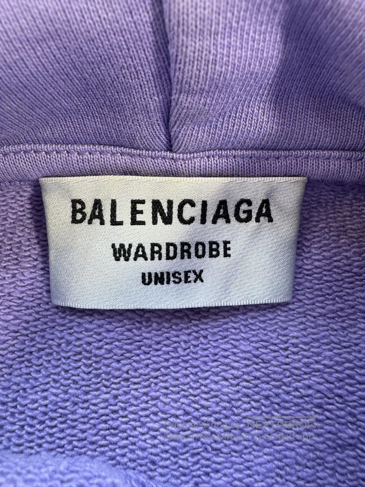 Balenciaga balenciaga lavender embroidered hoodie. Size US S / EU 44-46 / 1 - 3 Thumbnail