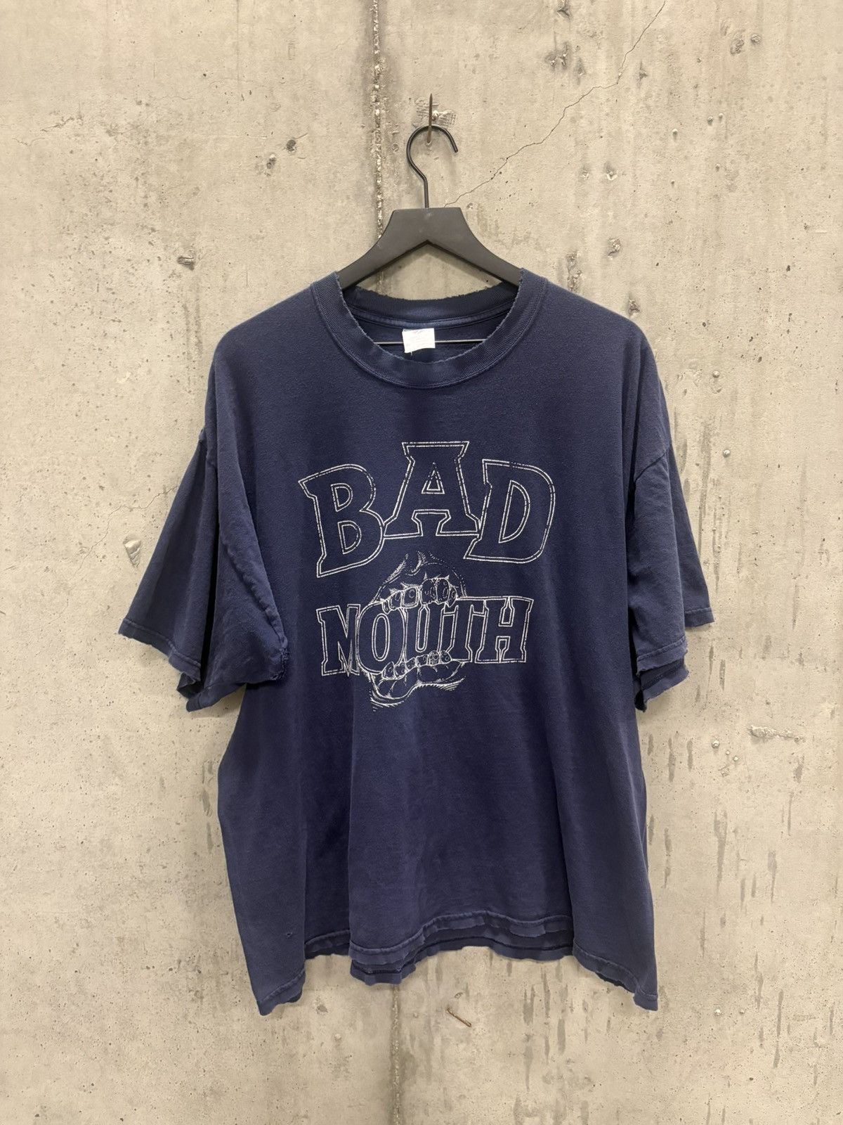 Band Tees Vintage Bad Mouth Shirt Faded Distressed Grunge Band Size US XXL / EU 58 / 5 - 1 Thumbnail