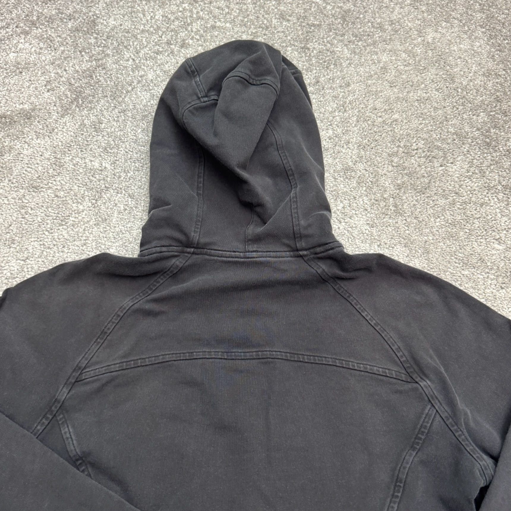 Lululemon Lululemon Scuba Pullover Hoodie Sweatshirt Womens 2 XXS Cotton Fleece Logo Black Raglan Sleeve PUllover Breathable Lightweight Hooded 2 Size XS / US 0-2 / IT 36-38 - 3 Thumbnail