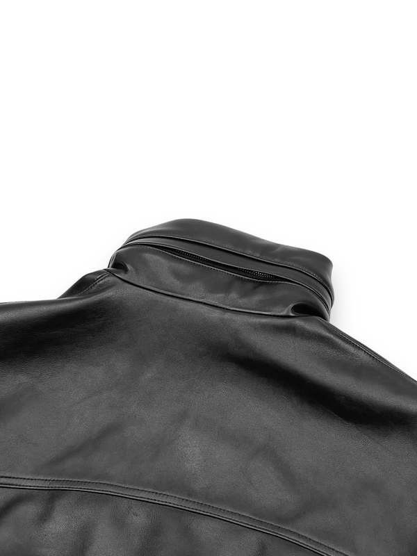 John Elliott John Elliott Leather Jumper Jacket – Black (Size Medium) Size US M / EU 48-50 / 2 - 12 Thumbnail