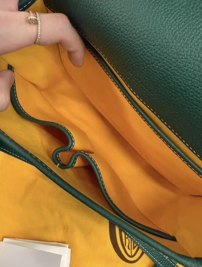 Goyard Goyard Leather Messenger Belvedere Green PM Size ONE SIZE - 4 Thumbnail