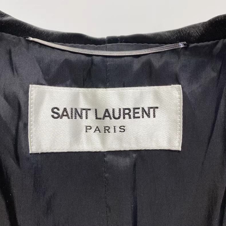Saint Laurent Paris Saint Laurent Velvet Overcoat 22FW Size US M / EU 48-50 / 2 - 8 Thumbnail