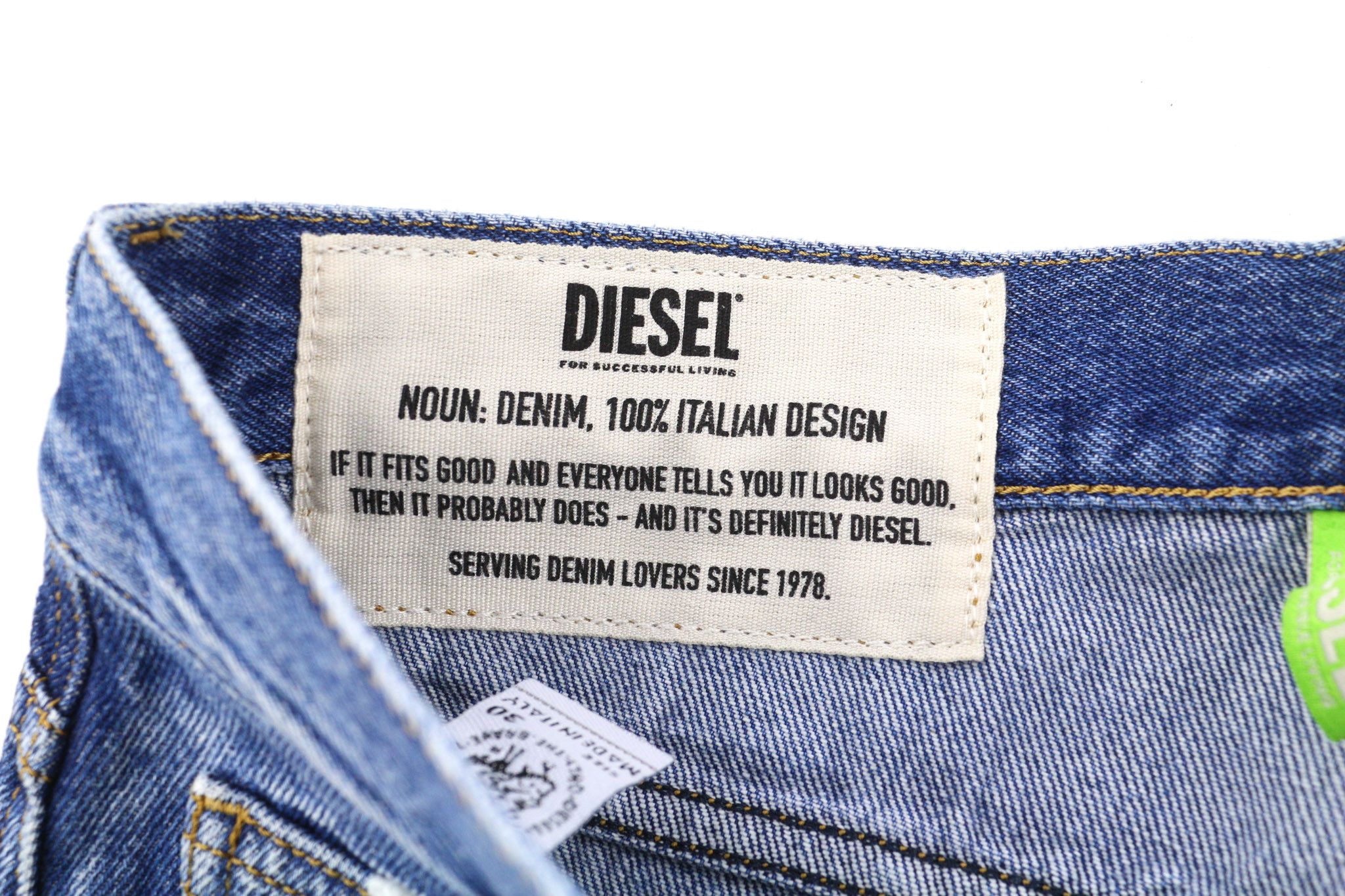 Diesel D-MACS 09A25 W30/L30 Straight Washed Denim 40450 Size US 30 / EU 46 - 7 Thumbnail