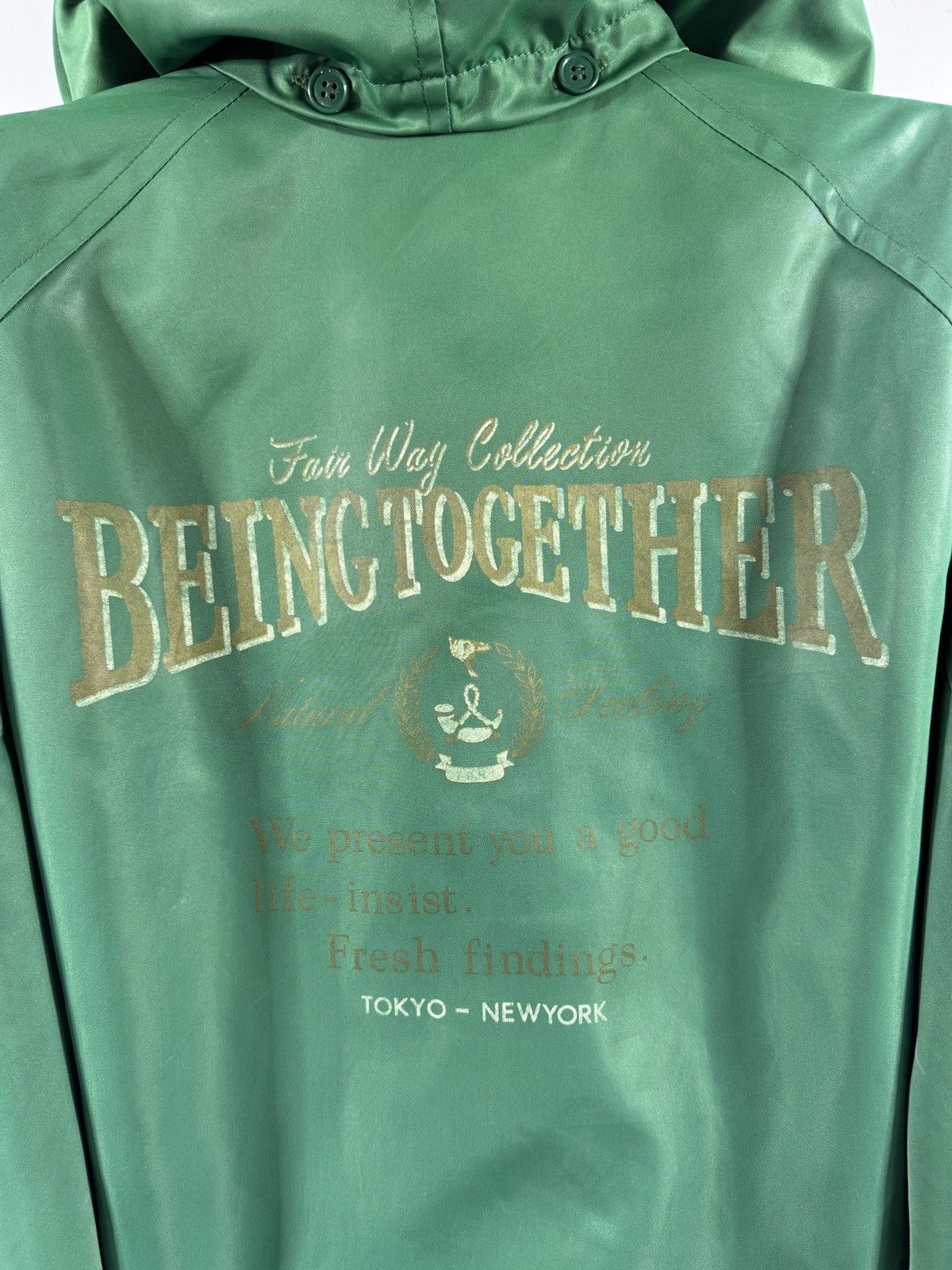 Japanese Brand × Vintage 🔥 Vintage Japan Being Together Coach Jacket Size US L / EU 52-54 / 3 - 10 Thumbnail
