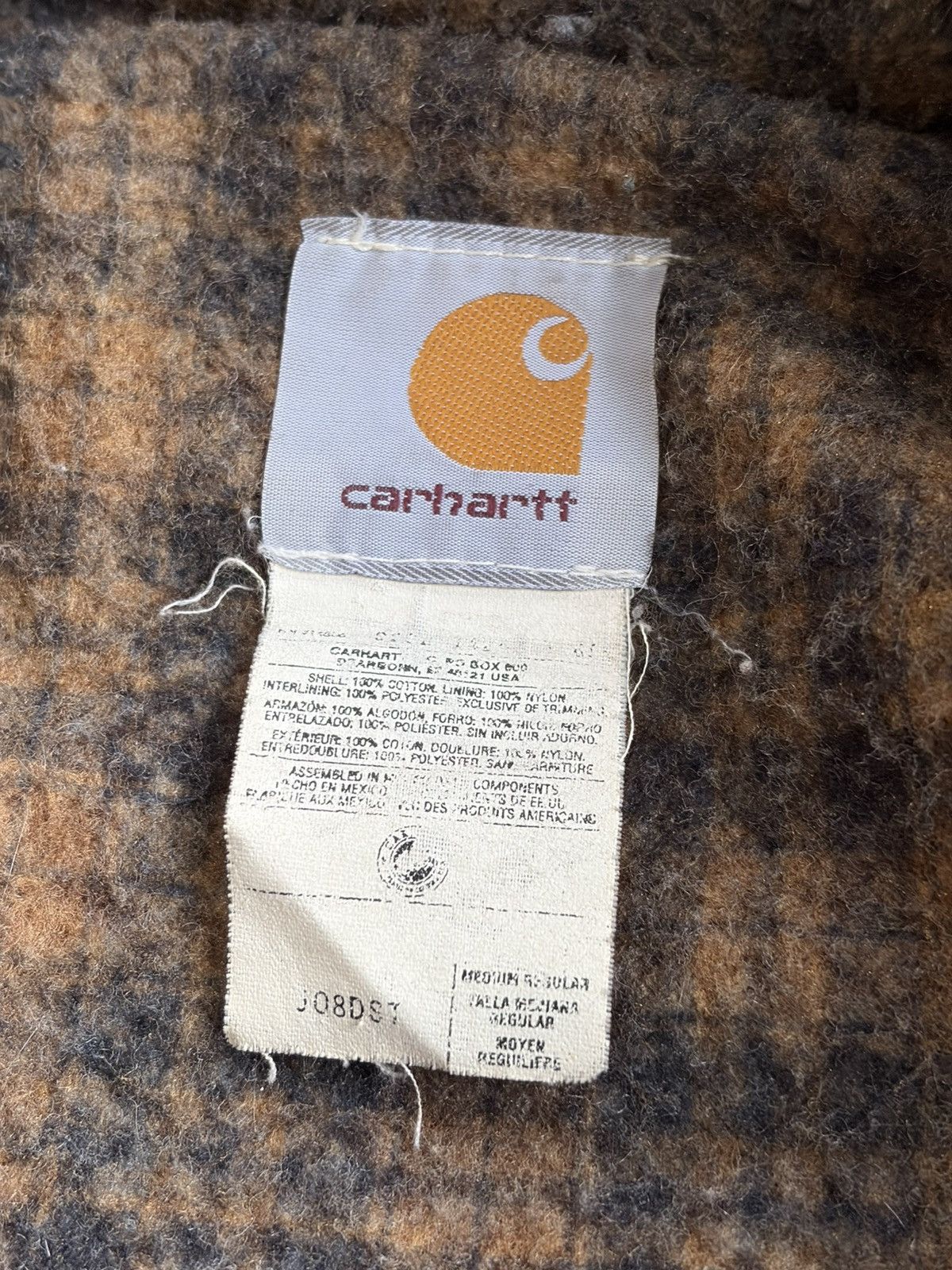 Carhartt VINTAGE FADED CARHARTT ACTIVE DENIM J08 DST JACKET Size US M / EU 48-50 / 2 - 6 Thumbnail
