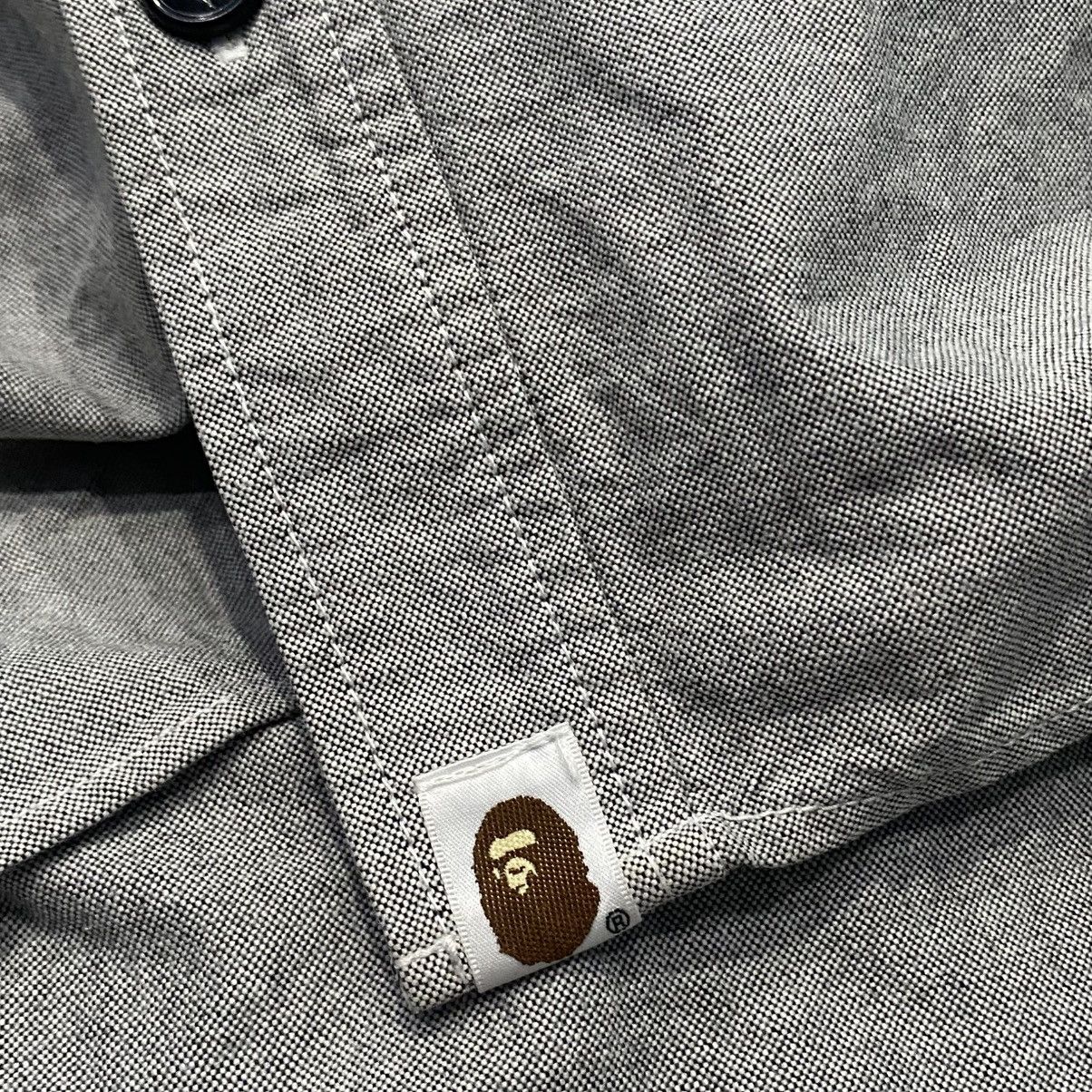 Bape Bape Shark Shirt Gray Size US S / EU 44-46 / 1 - 7 Thumbnail