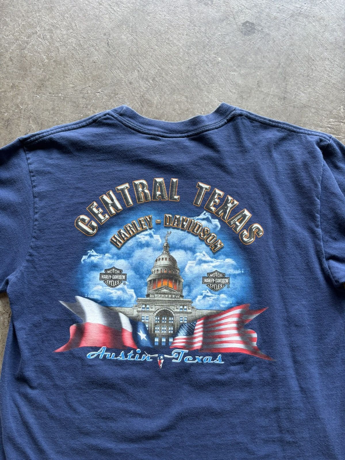 Vintage Y2k Harley Davidson Austin Texas Size US L / EU 52-54 / 3 - 3 Thumbnail