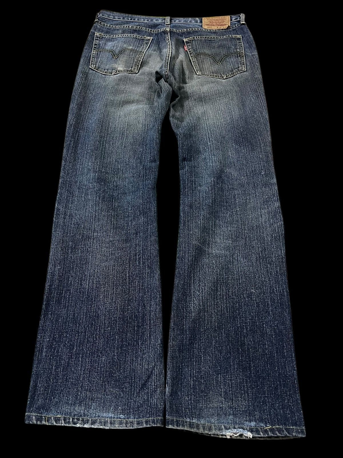 Levi's × Levi's Vintage Clothing Vintage Levis 537 Faded Distress Jeans Size US 33 - 2 Thumbnail