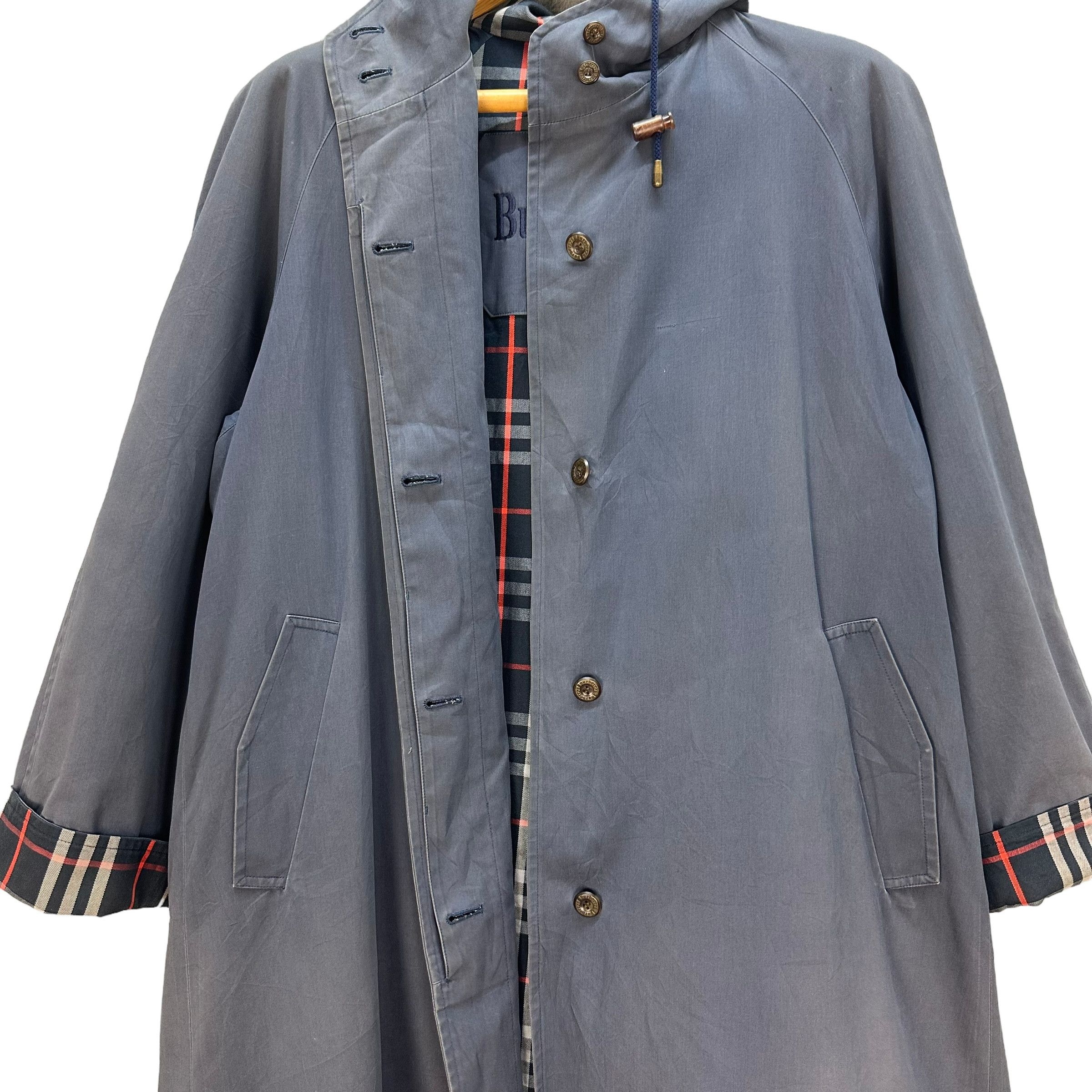 Burberry BURBERRYS HOODED LONG COAT JACKET #8749-024 Size XL / US 12-14 / IT 48-50 - 7 Thumbnail