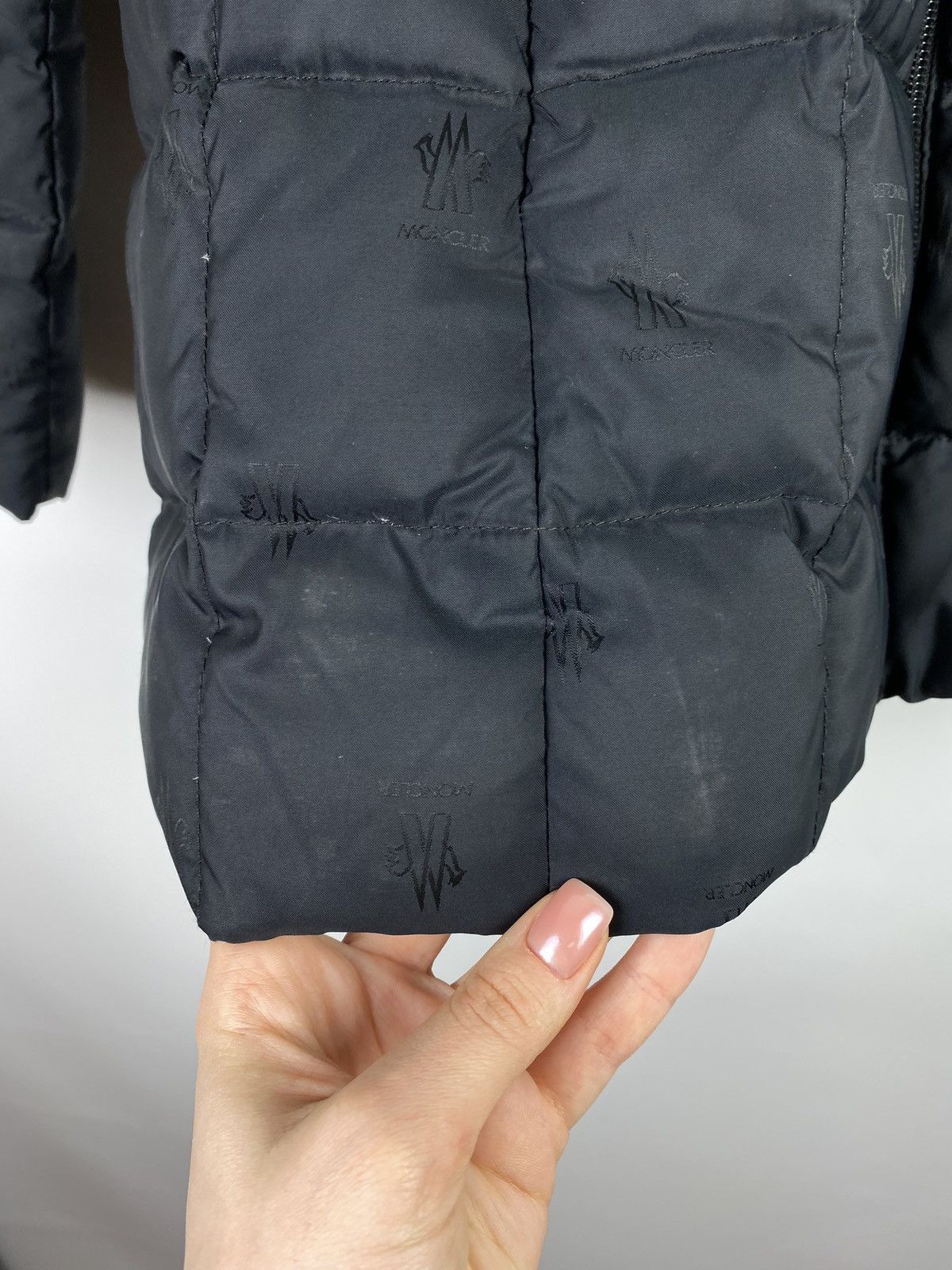 Moncler Moncler vintage multilogo monogram quilted down jacket Size S / US 4 / IT 40 - 18 Thumbnail