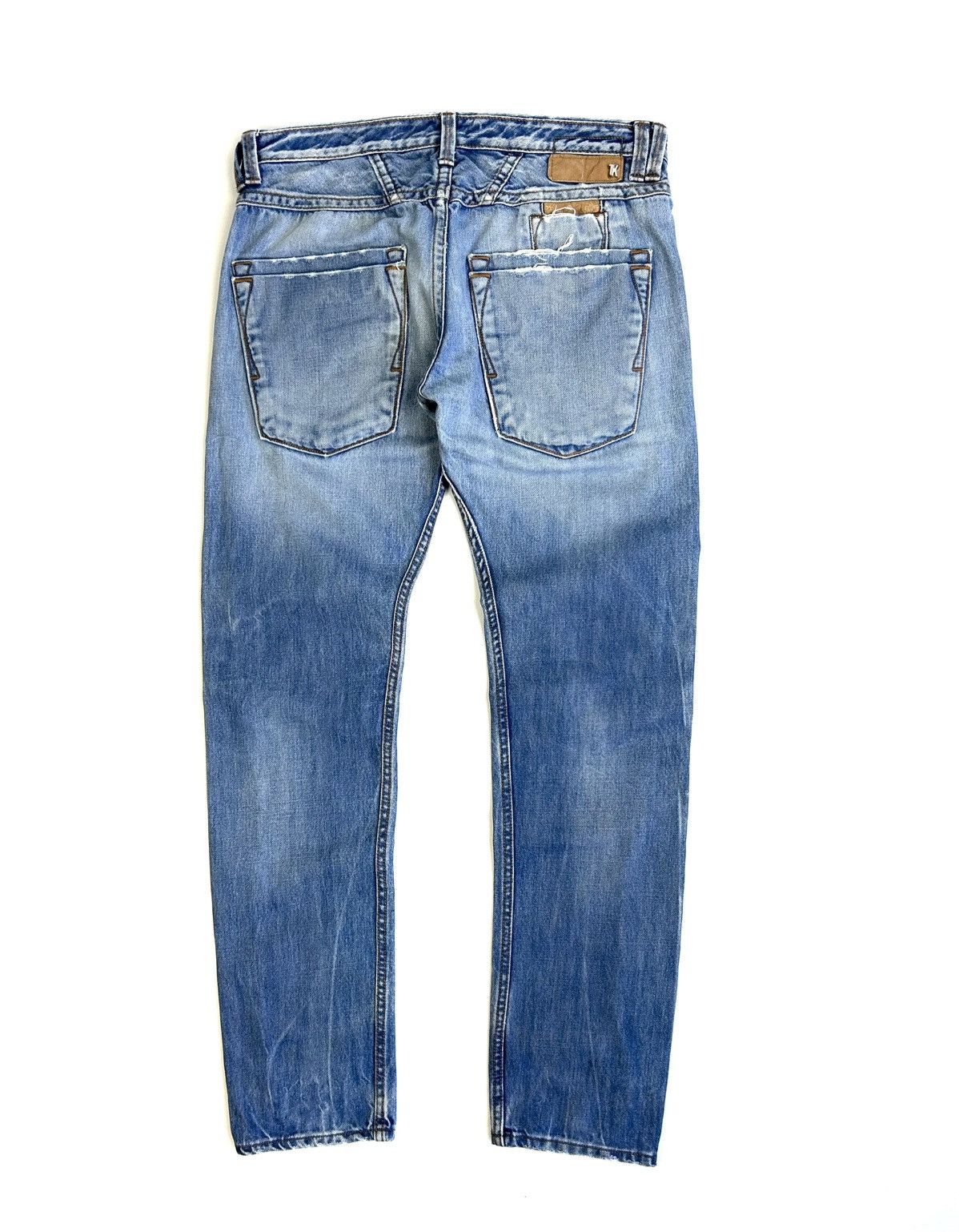 Takeshy Kurosawa Takeshy Kurosawa Distressed Vintage Japan Wash Jeans Y2K Size US 34 / EU 50 - 2 Thumbnail