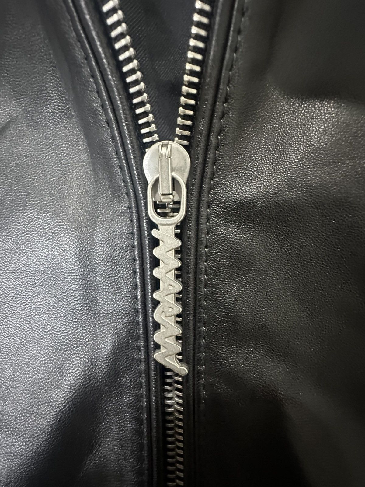 Marni Marni - Leopard-Print Faux Fur-Trimmed Leather Jacket Size US M / EU 48-50 / 2 - 3 Thumbnail
