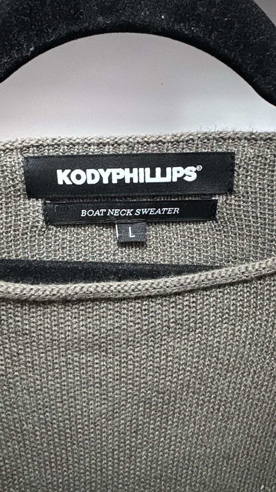 Kody Phillips Kody Phillips soot boatneck sweater Size US L / EU 52-54 / 3 - 3 Thumbnail