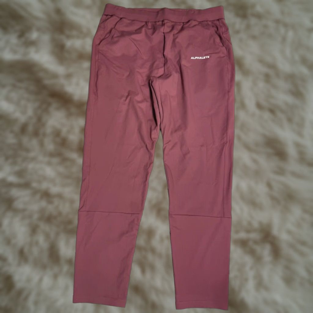 Vintage Alphalete Mens Activewear Pants 3XL Pink Pull On Pockets Gym Training Size US 39 - 1 Thumbnail