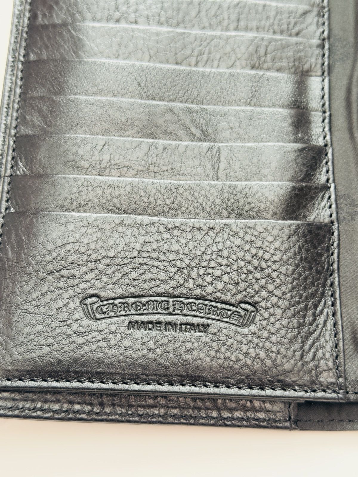 Chrome Hearts Chrome Hearts Wave Leather Wallet with Dagger Size ONE SIZE - 5 Thumbnail