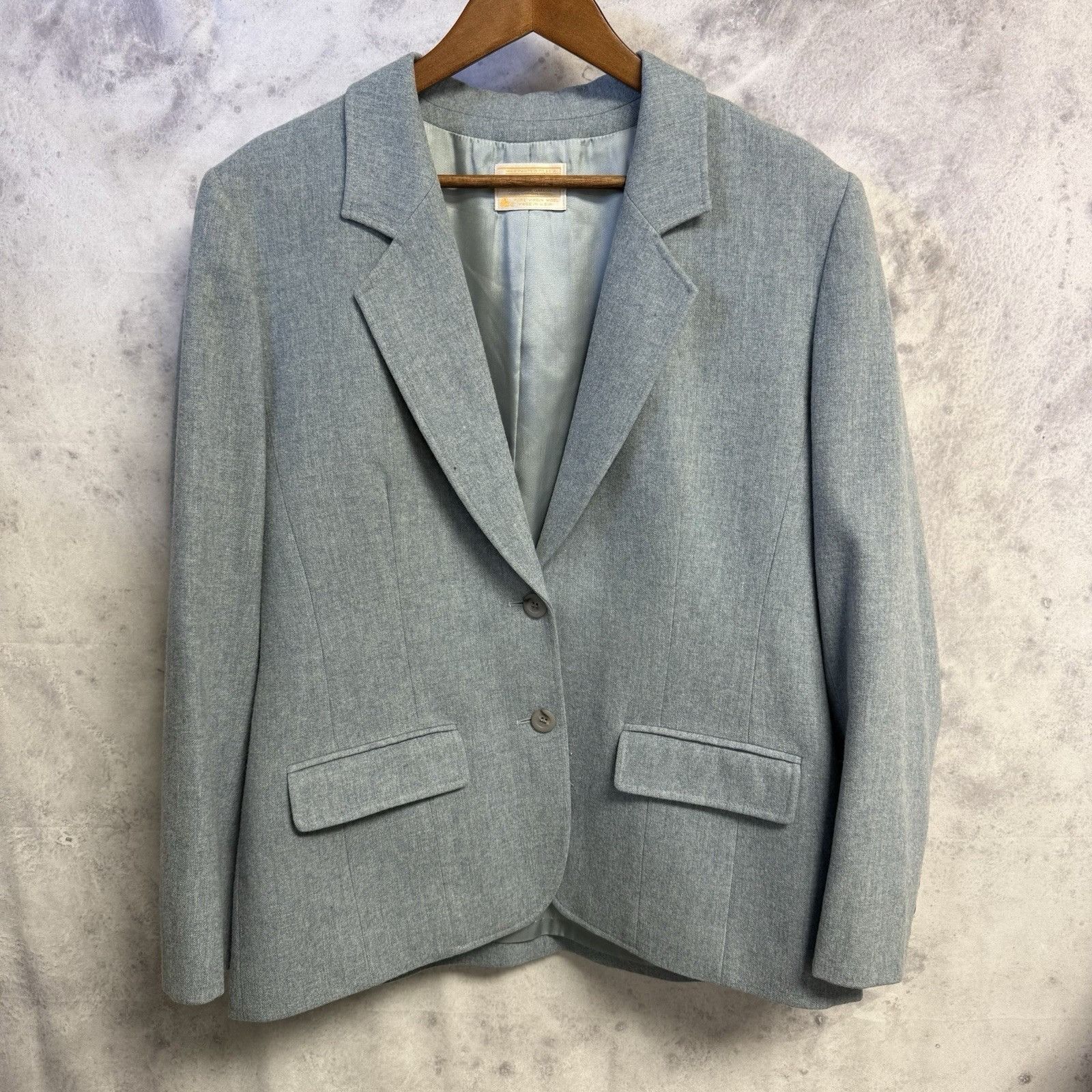 Pendleton Vintage Pendleton Womens Sport Coat Blazer Size 12 Blue 100% Size XL / US 12-14 / IT 48-50 - 1 Thumbnail