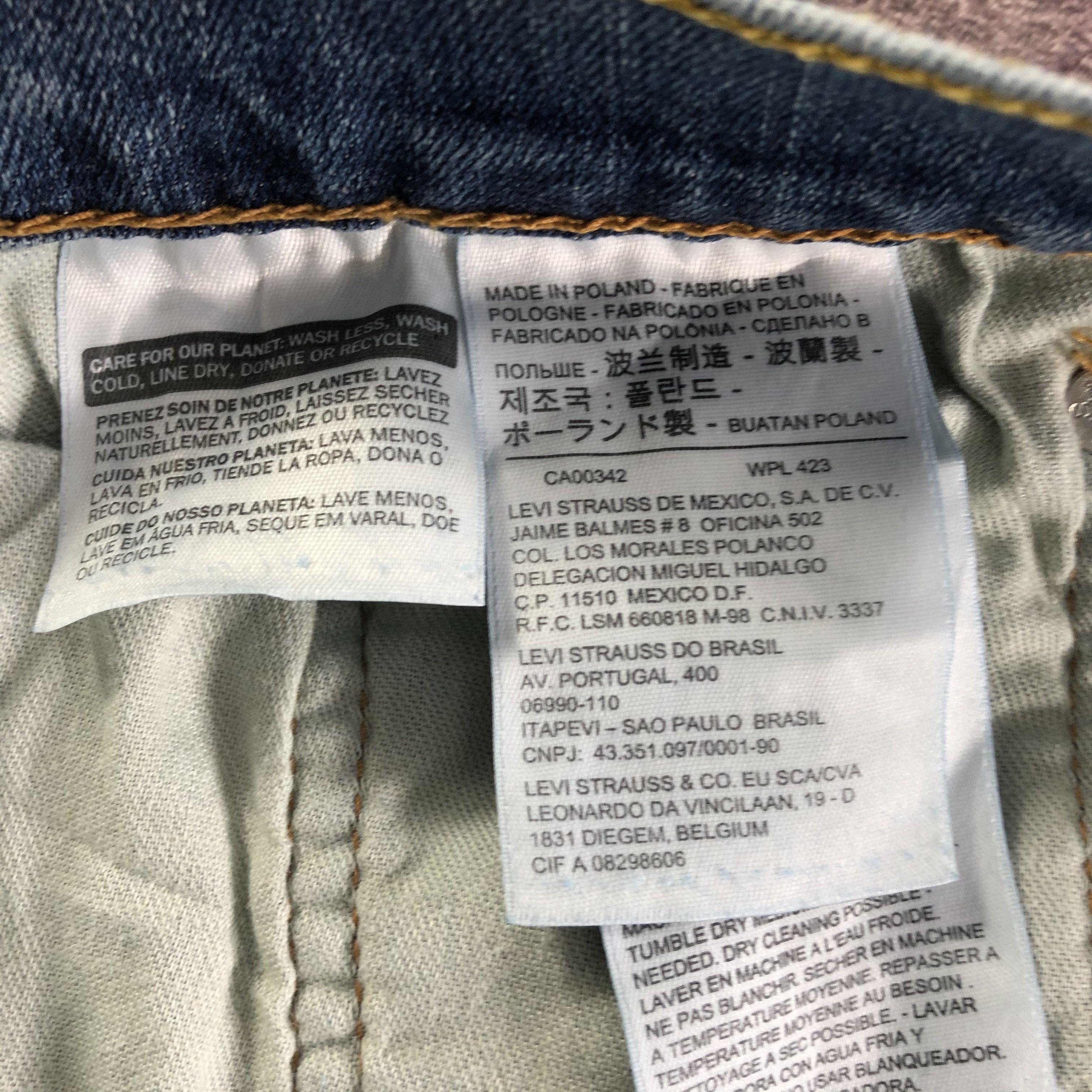 Levi's × Vintage Vintage Levis Jeans-JM3408 Size US 38 / EU 54 - 9 Thumbnail