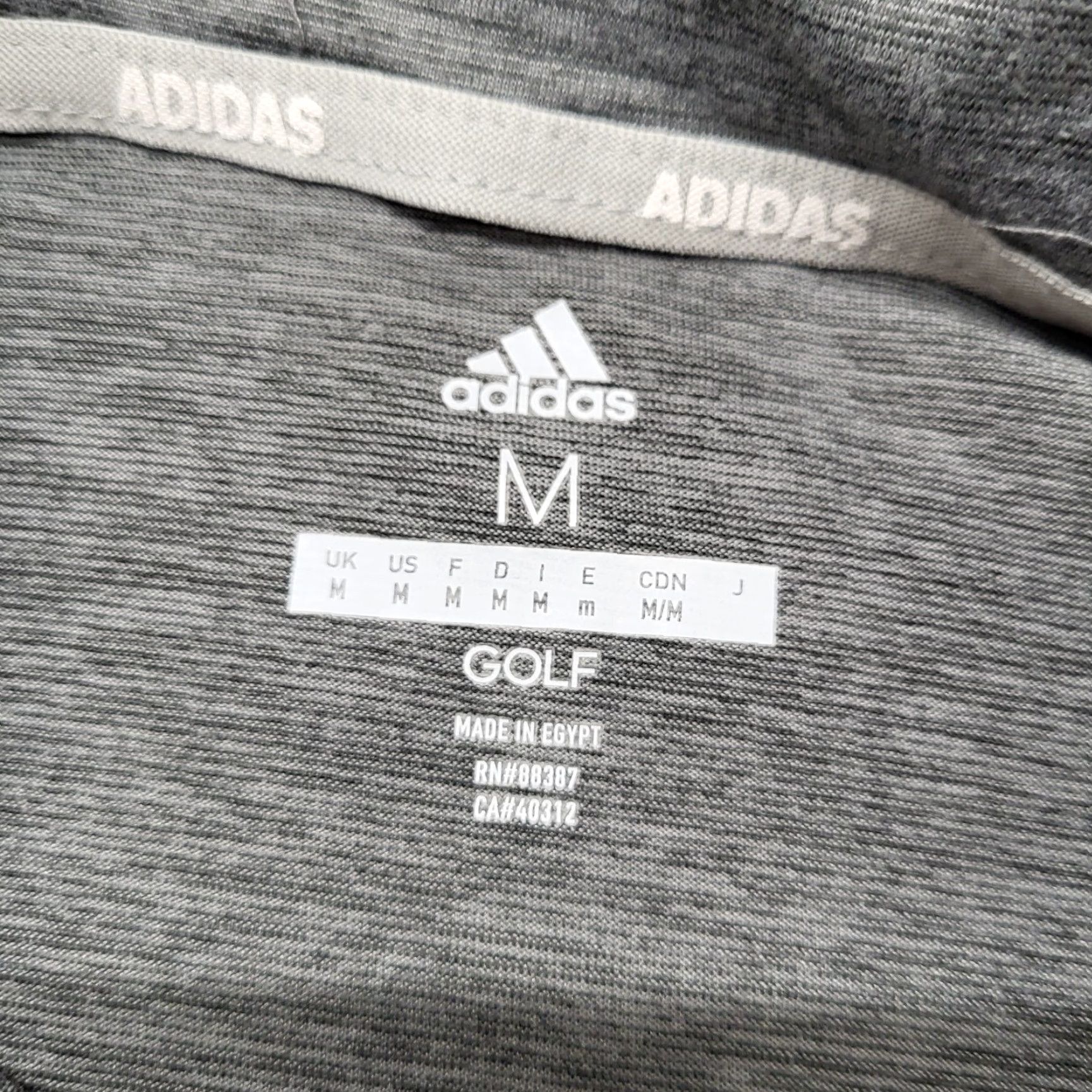 Adidas Adidas Golf Shirt Mens Size Medium Gray Polo Short Sleeve Outdoors Tennis Shirt Size US M / EU 48-50 / 2 - 2 Thumbnail
